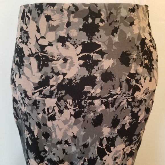 ✅911 NWT Axcess Mermaid Pink Black Pattern Skirt, sz.8, lined. - Picture 5 of 14